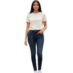 Style & Co Skinny Jeans Low Rise Blue Denim 14S